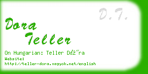 dora teller business card